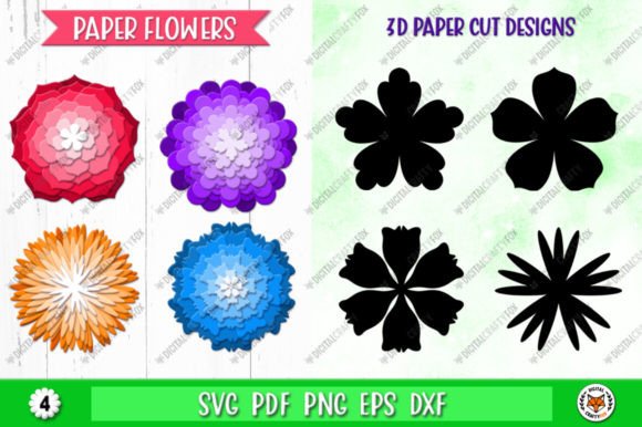 3D Paper Flowers SVG, Flower Silhouette: A Strategic Tool for Creative and Business Success