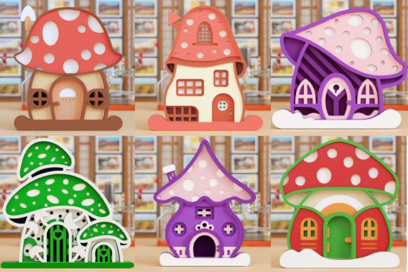 Evaluating the Mushroom House 3D SVG Laser Cut BUNDLE for Precision Crafting