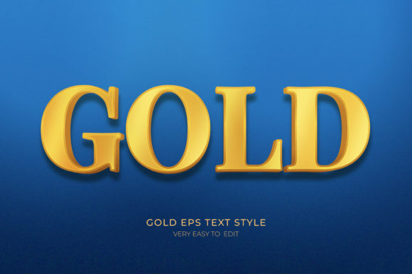Gold Luxury 3D Text Style Effect: Elevate Your Design Projects