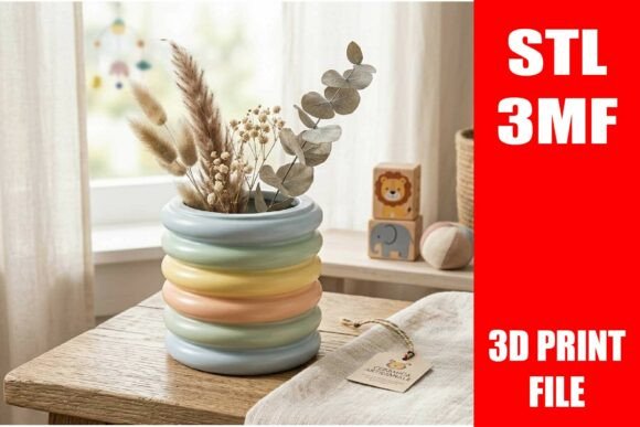 Vase 3 3D Print STL File